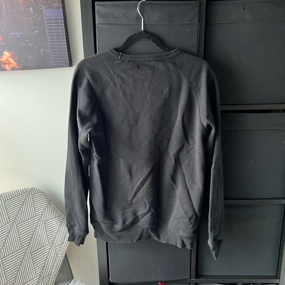 Adidas Trefoil Black Crewneck Sweater - Picture 2 of 2
